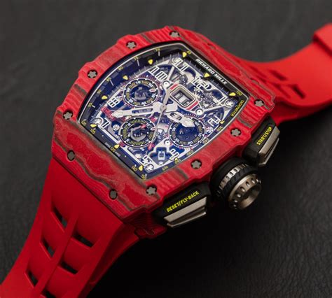 red richard mille watch